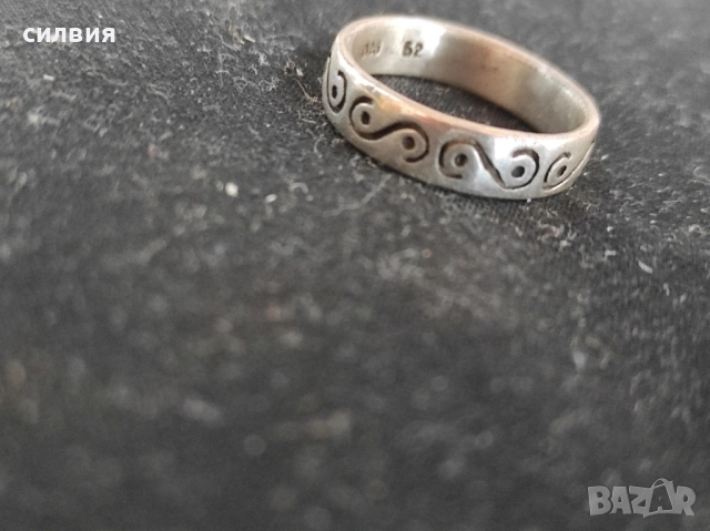 дамски сребърен пръстен , снимка 3 - Пръстени - 52327419