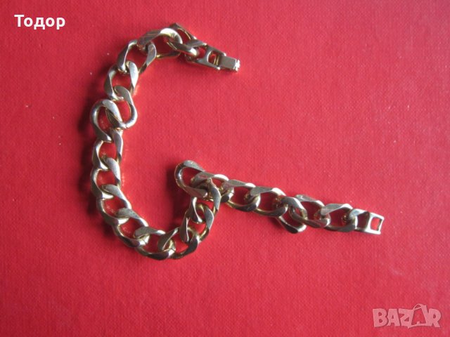 Страхотна позлатена гривна , снимка 3 - Гривни - 31953519