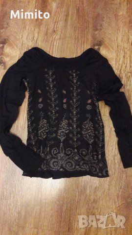 Страхотна блуза с/м, снимка 1 - Блузи с дълъг ръкав и пуловери - 34494929