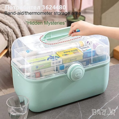 3870 Куфар органайзер за лекарства, снимка 3 - Други стоки за дома - 40326352