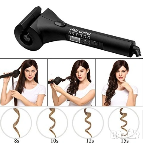 Високотехнологична керамична преса за къдрене на коса, снимка 3 - Преси за коса - 54202732