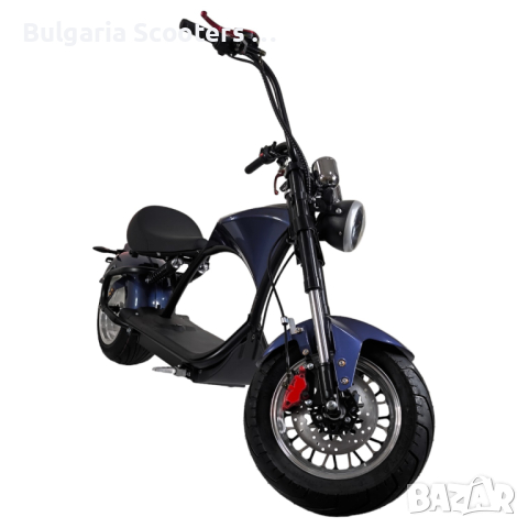 Електрически Скутер HARLEY 2500W С документи Blue, снимка 3 - Мотоциклети и мототехника - 44659768