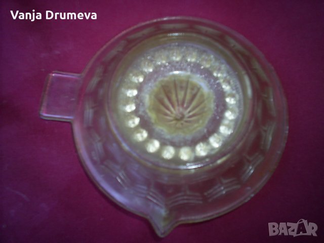 стъклена сокоизтисквачка от едно време, снимка 9 - Аксесоари за кухня - 38240424