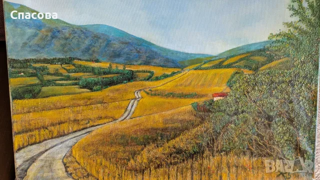 Поглед към Витоша, снимка 3 - Картини - 56073895