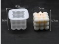 3D Кубче 9 топчета buble силиконов молд форма фондан гипс свещ шоколад , снимка 4