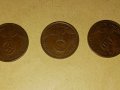 1 пфениг 1937 , 1938 и 1939 г . Германия , Трети райх - 3 бр, снимка 3
