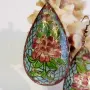 Висящи обеци с форма на сълза (капка), снимка 4