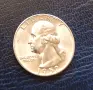 Quarter Dollar 1952-S-USA.Сребро!UNC!, снимка 3