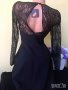 Налични! Черна рокля с дантелени ръкави ЗАРА, снимка 2