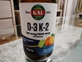 Витамини капки D-3 К-2,цитрус 59ml, снимка 1