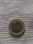 1 евро монета Белгия 1999 г. , снимка 2