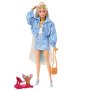 BARBIE EXTRA DOLLS със син костюм HHN08, снимка 5