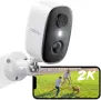Камера за наблюдение COOAU C4 2K Outdoor Surveillance Camera 10000mAh, снимка 1