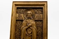 Релефна икона на света Марина от масивен дъб, снимка 7