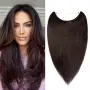 Телени екстеншъни S-noilite от 100% естествена Remy коса, снимка 1