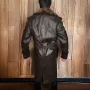 Мъжко кожено палто/шуба с подплата XL, снимка 5