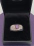 Красив сребърен пръстен маркиран с естествен камък #ДЗ, снимка 1
