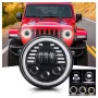 НОВ МОДЕЛ 2024 200W 7 Инчови Диодни Фарове за Lada Niva Jeep Wrangler, снимка 2