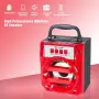 Мини Bluetooth тонколона 1TECH, Hands-Free, MicroSD/TF, AUX, микрофон, червена, снимка 3