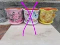 Керамични саксии с подложка, снимка 8