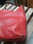 ПРОМО! Естествена кожа чанта, голяма червена, тип ТОРБА, снимка 9