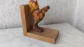 Дърворезба,фигура,стопер за книги, снимка 2