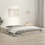 vidaXL Рамка за легло, бор масив, 160х200 см, снимка 2