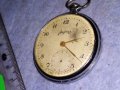 МОЛНИЯ Стар РУСКИ МЕХАНИЧЕН ДЖОБЕН ЧАСОВНИК МОЛНИЯ СССР 37126, снимка 3