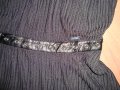 GUESS нова черна рокля с кожена декорация, снимка 6