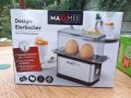 Немска яйцеварка за 2бр яйца - Maxx Me , инокс, снимка 1 - Уреди за готвене на пара - 37127367