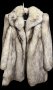 Луксозно кожено палто от лисица - естествен косъм
