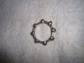 СТАРО АРТ ПРЪСТЕНЧЕ МНОГО ИНТЕРЕСЕН ДИЗАЙН ПОСРЕБРЕНО 27769, снимка 5