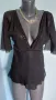 Три различни броя / Черна маркова блуза тип туника с къс ръкав , снимка 9