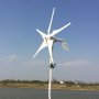 Нов ветрогенератор 400w - 600w 5 витла 12v турбина перка вятърен генератор , снимка 4
