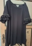 Черна дамска рокля 2XL, снимка 1