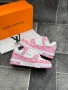 Louis Vuitton Дамски Маратонки👟Дамски Спортни Обувки Цвят Бяло И Розово Код E642, снимка 4