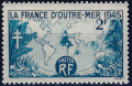 Франция 1945 - континенти MNH