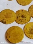 Лот 57 броя месингови пендара монети продупчени за НАКИТ, НОСИЯ, ЗАБРАДКА КОЛЕКЦИЯ 54541, снимка 2