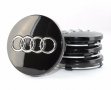 Капачки за джанти Ауди/Audi 60mm Сиви/Черни, снимка 6