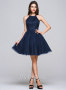 Тъмно синя рокля , снимка 1 - Рокли - 44516612