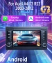 Мултимедия за Audi A4 2Din 7-инчa *Android|Carplay | Bluetooth |GPS навигация | Bluetooth | MP5 плей, снимка 1