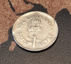 Монета Индия 1 рупия, 1990 (Възпоменателна монета), снимка 1