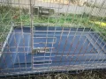 голяма метална клетка за куче 106x65x70см за транспорт и стационар , снимка 7