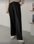 Дамски черен панталон, снимка 1