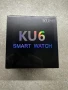 Смарт часовник KU6, Kumi, пластмаса/силикон, Android/iOS, черен, снимка 1