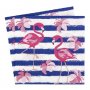 синьо райе фламинго 10 парти салфетки рожден ден, снимка 1 - Други - 33744074