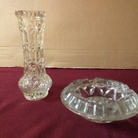 Стари  ваза и пепелник , снимка 1 - Вази - 34521928