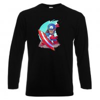 Мъжка тениска Marvel Captain America Игра,Изненада,Подарък,Геймър,, снимка 2 - Тениски - 36790439