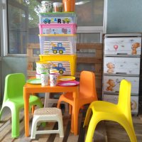 Детска маса с БЪЛГАРСКА АЗБУКА , снимка 7 - Мебели за детската стая - 26000187