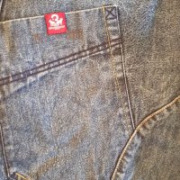 Vintage Retro 90s BULLROT WEAR CLOTHING CORP. Denim Jeans Hip Hop Embroidered, снимка 3 - Дънки - 35332325